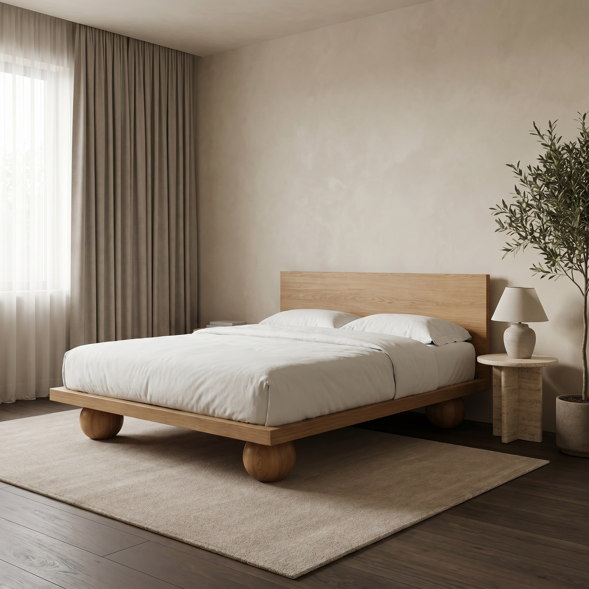 Wise Wooden Bedstead 