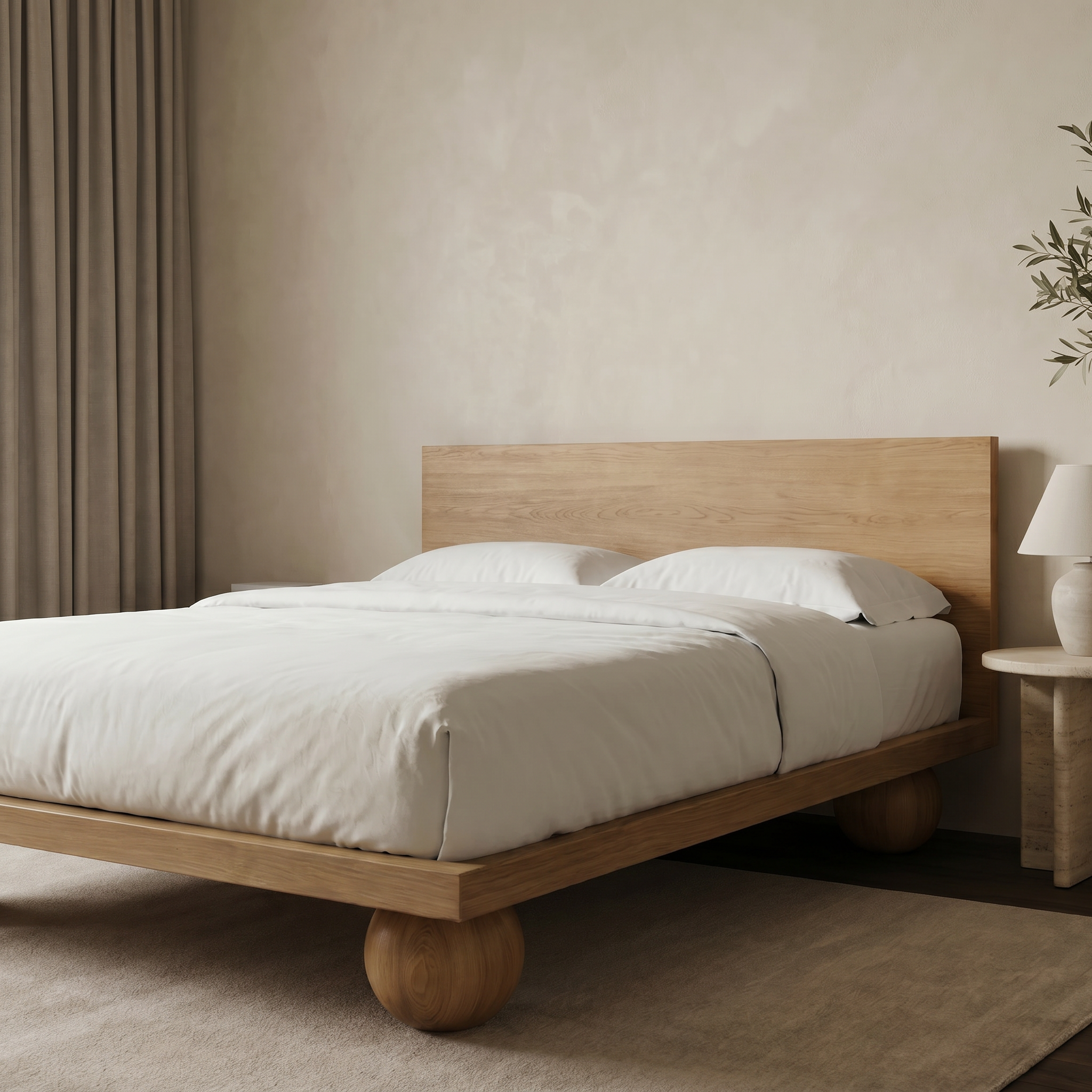 Wise Wooden Bedstead 
