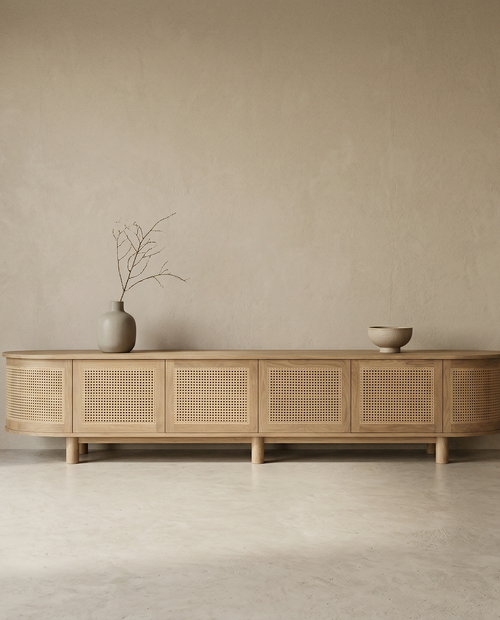 Artisan Hazeranlı Ahşap TV Ünitesi