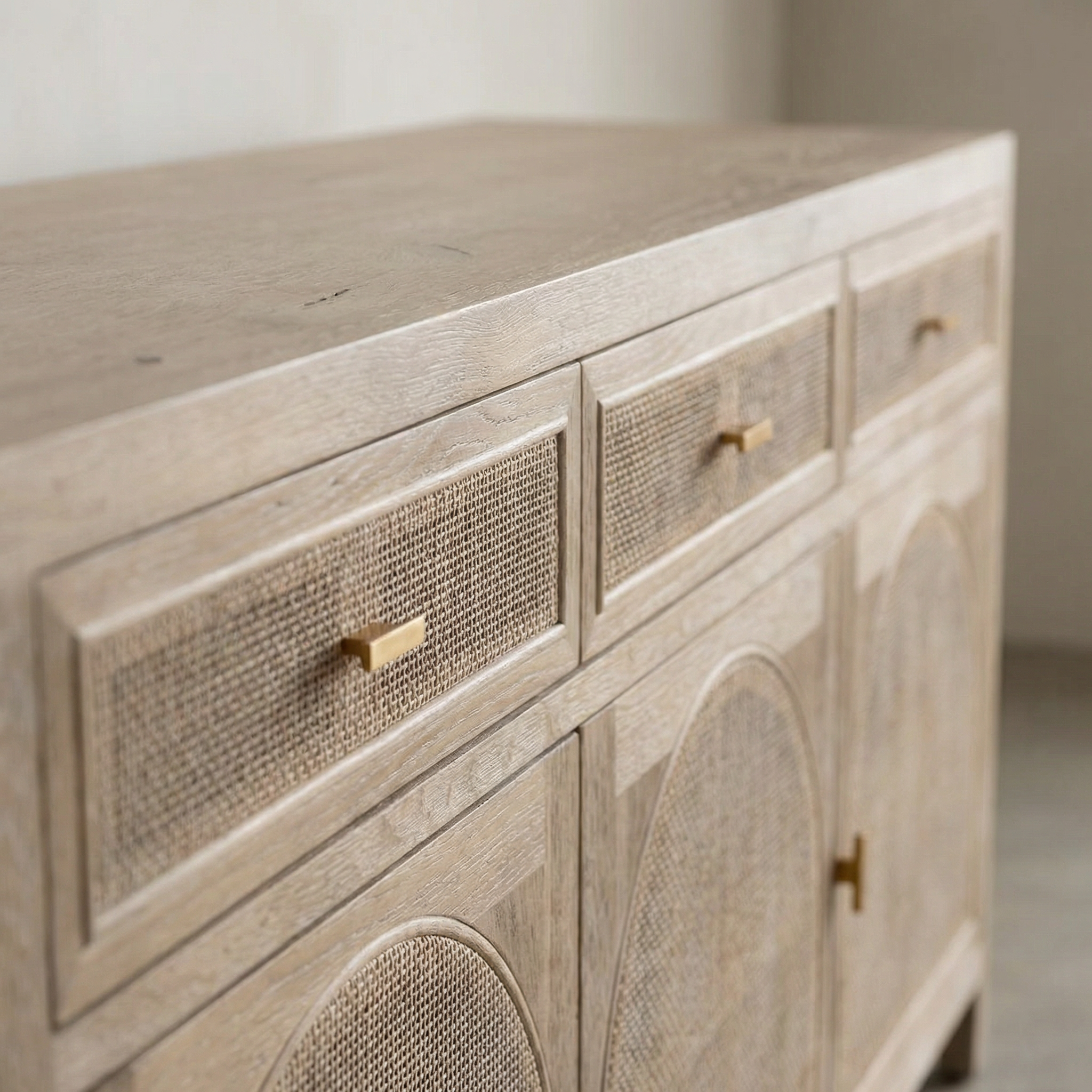 Atticus Hazeranli Wooden Console