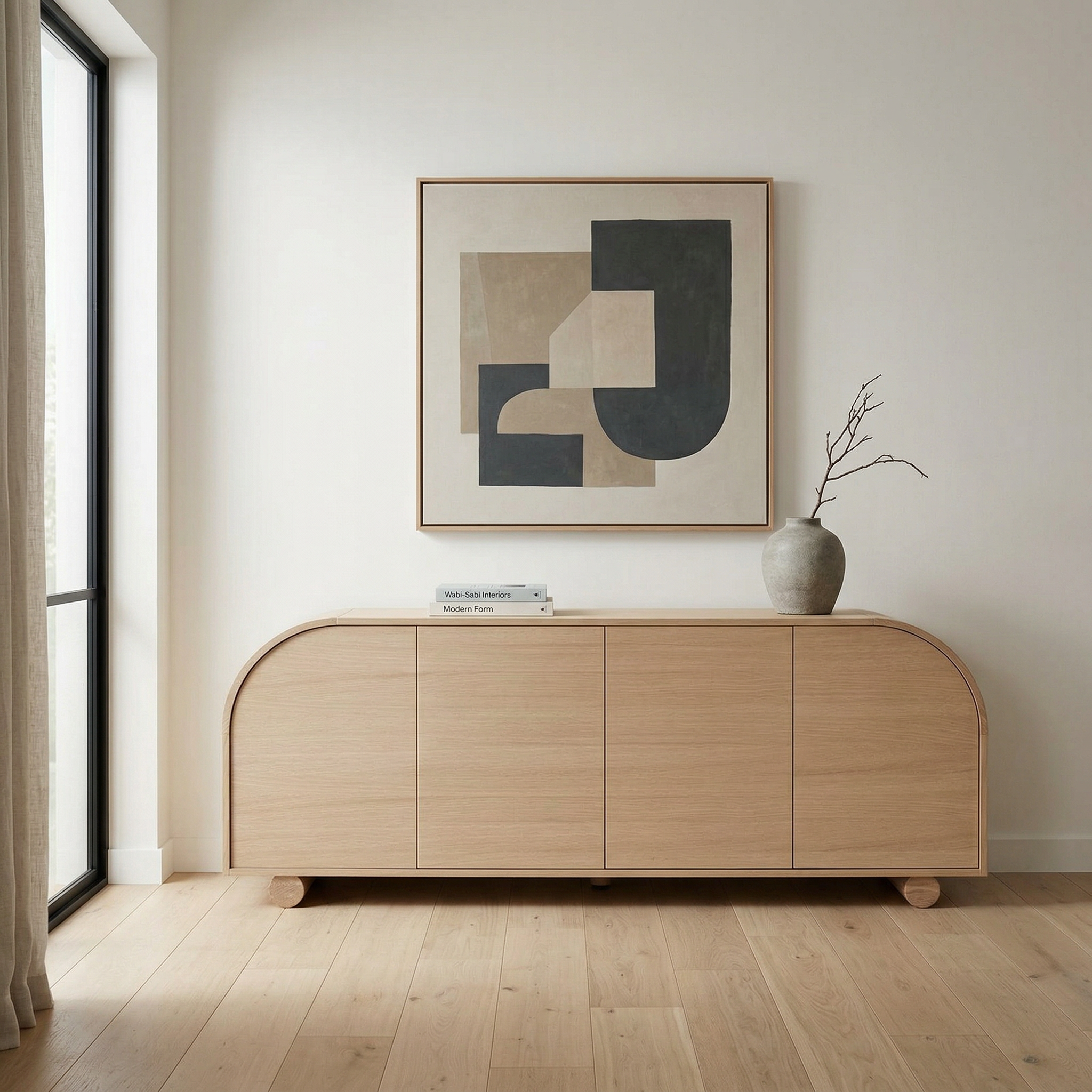 Colea Long Wooden Console
