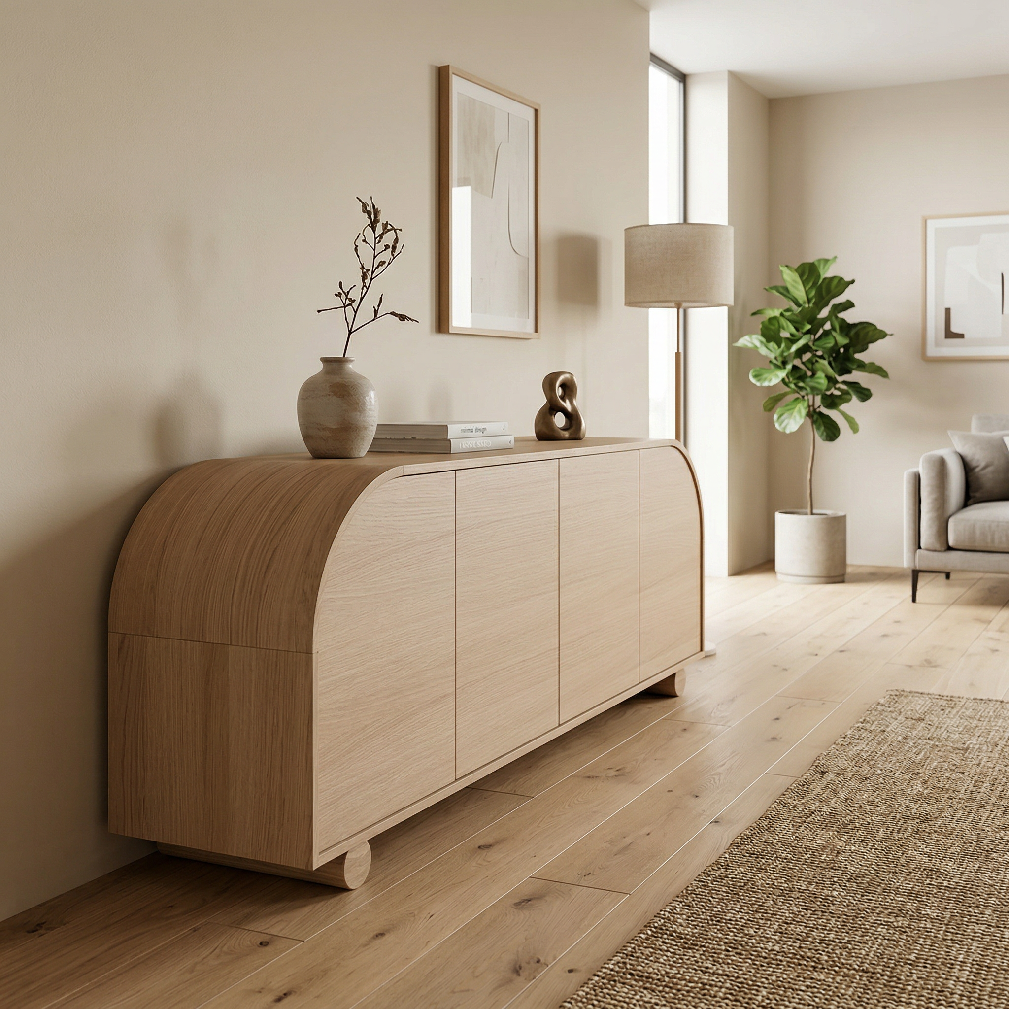Colea Long Wooden Console