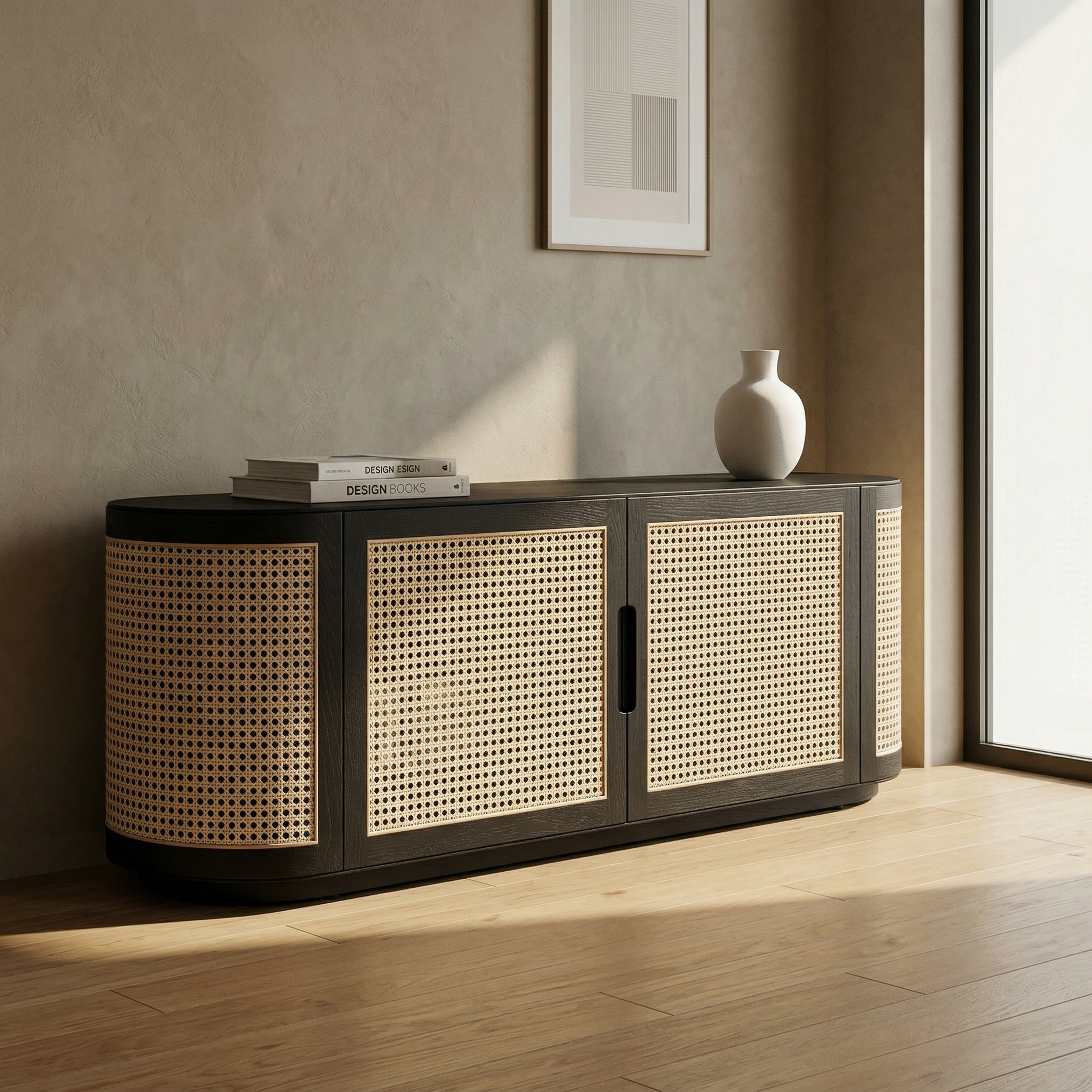 Corny Hazeranlı Ahşap TV Ünitesi