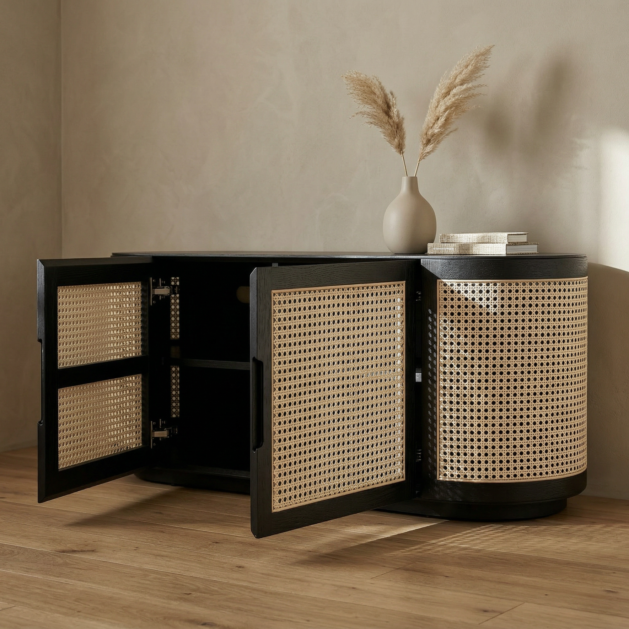 Corny Hazeranlı Ahşap TV Ünitesi