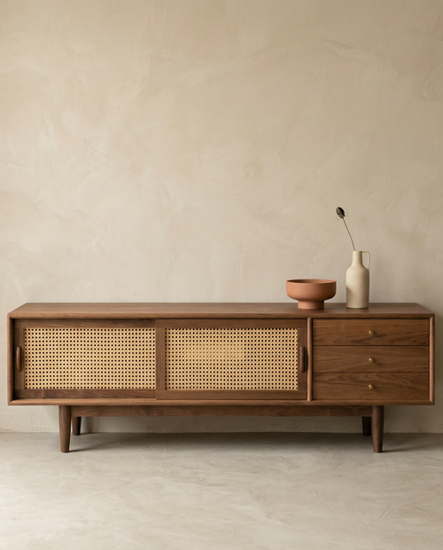 Else Hazeranlı Ahşap TV Ünitesi