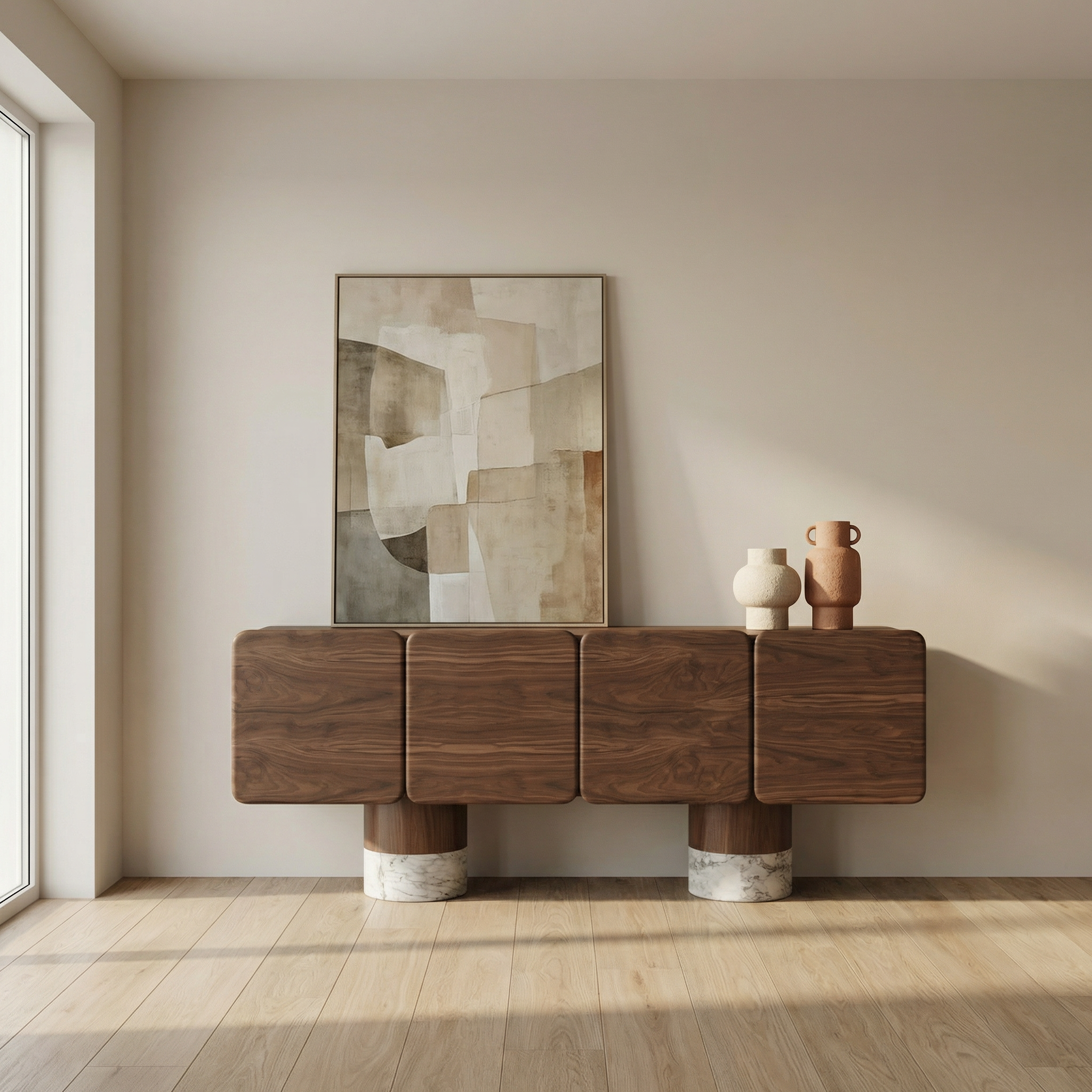 Fabus Wooden Console