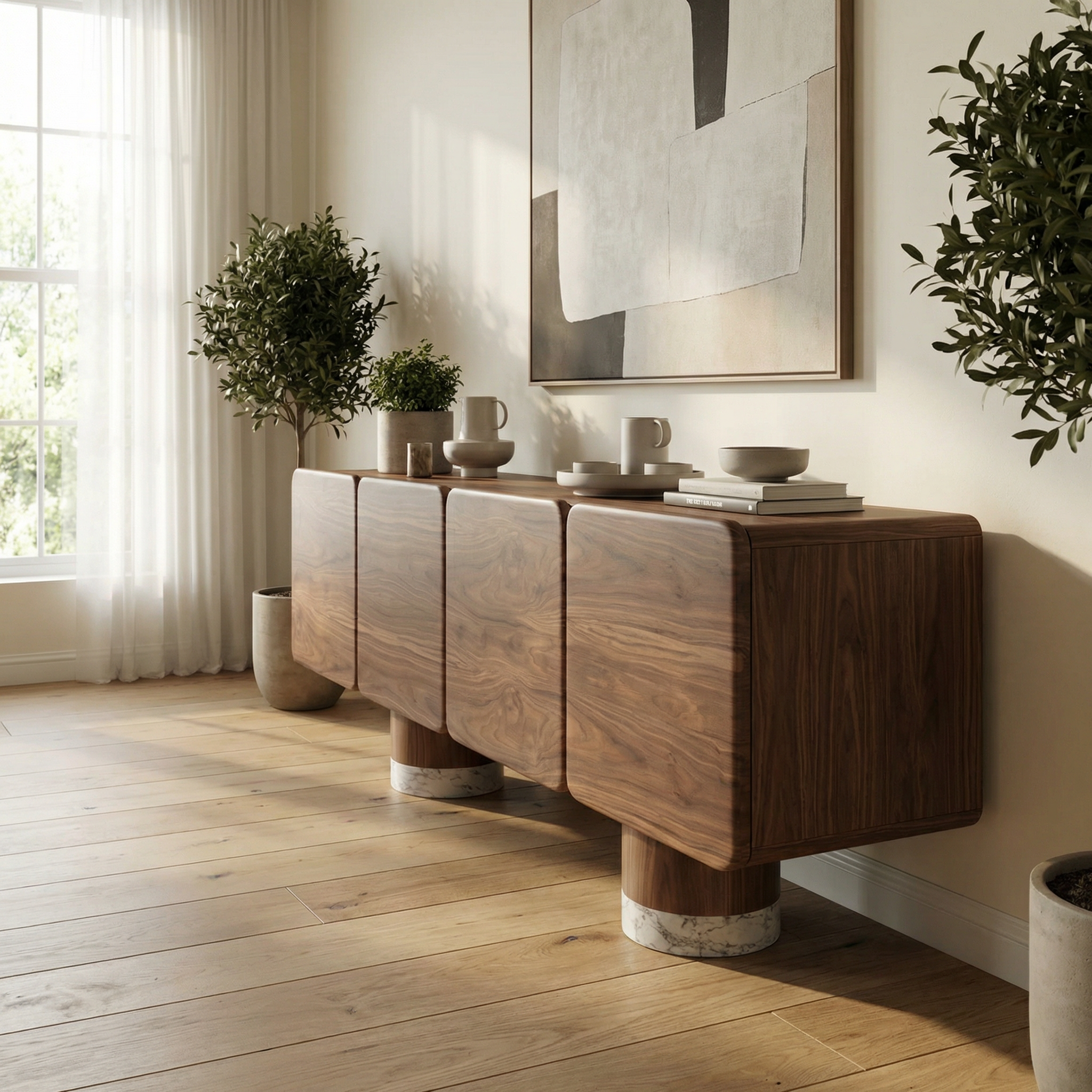 Fabus Wooden Console