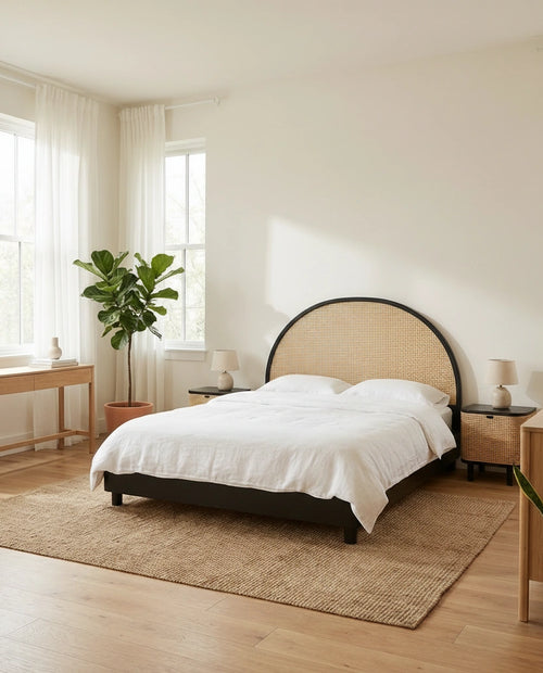 Felicity Hazeranlı Wooden Bedstead