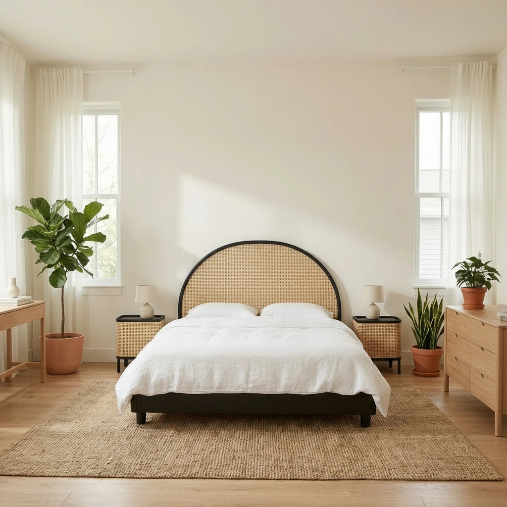 Felicity Hazeranlı Wooden Bedstead