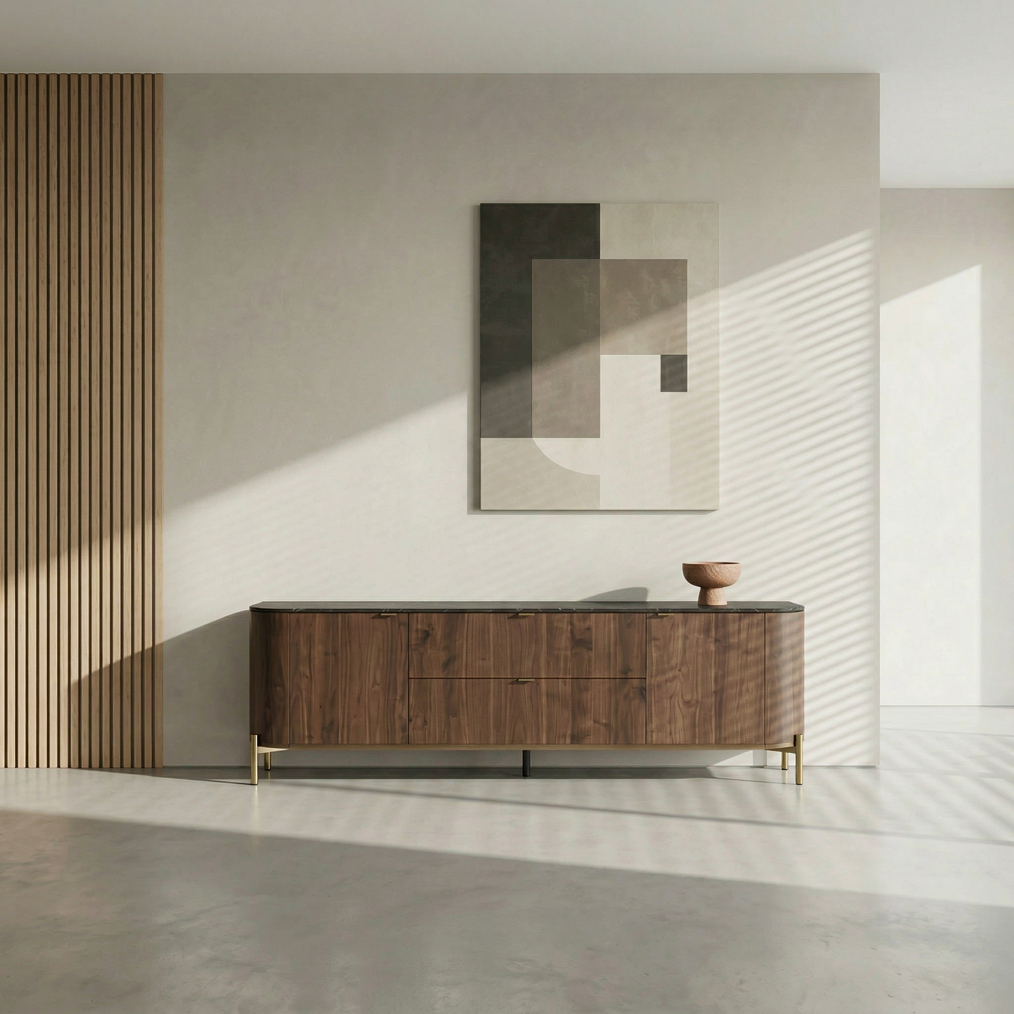 Fern Wooden Console