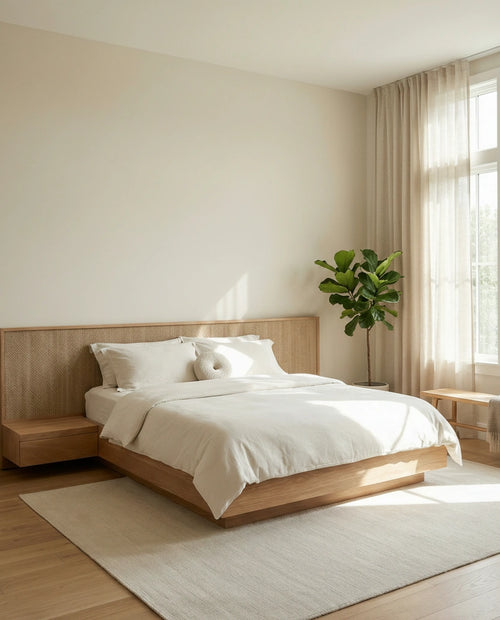 Litty Hazeranli Wooden Bedstead