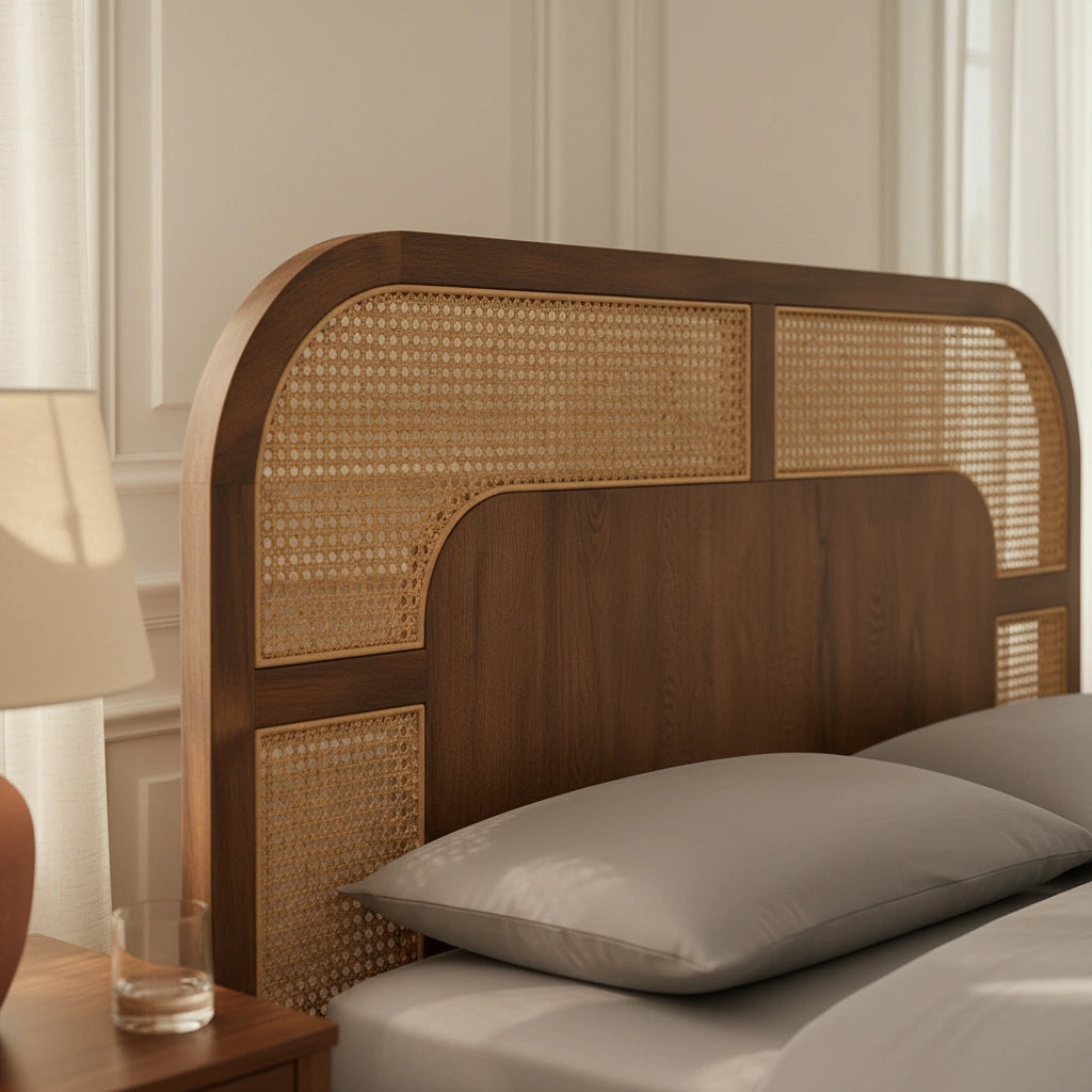 Merlin Hazeranlı Wooden Bedstead