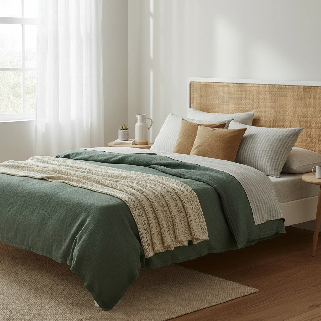 Noras Hazeranlı Ahşap Karyola