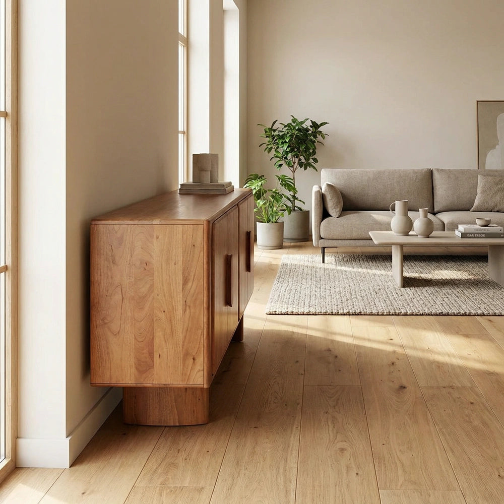 Orbew Wooden Console