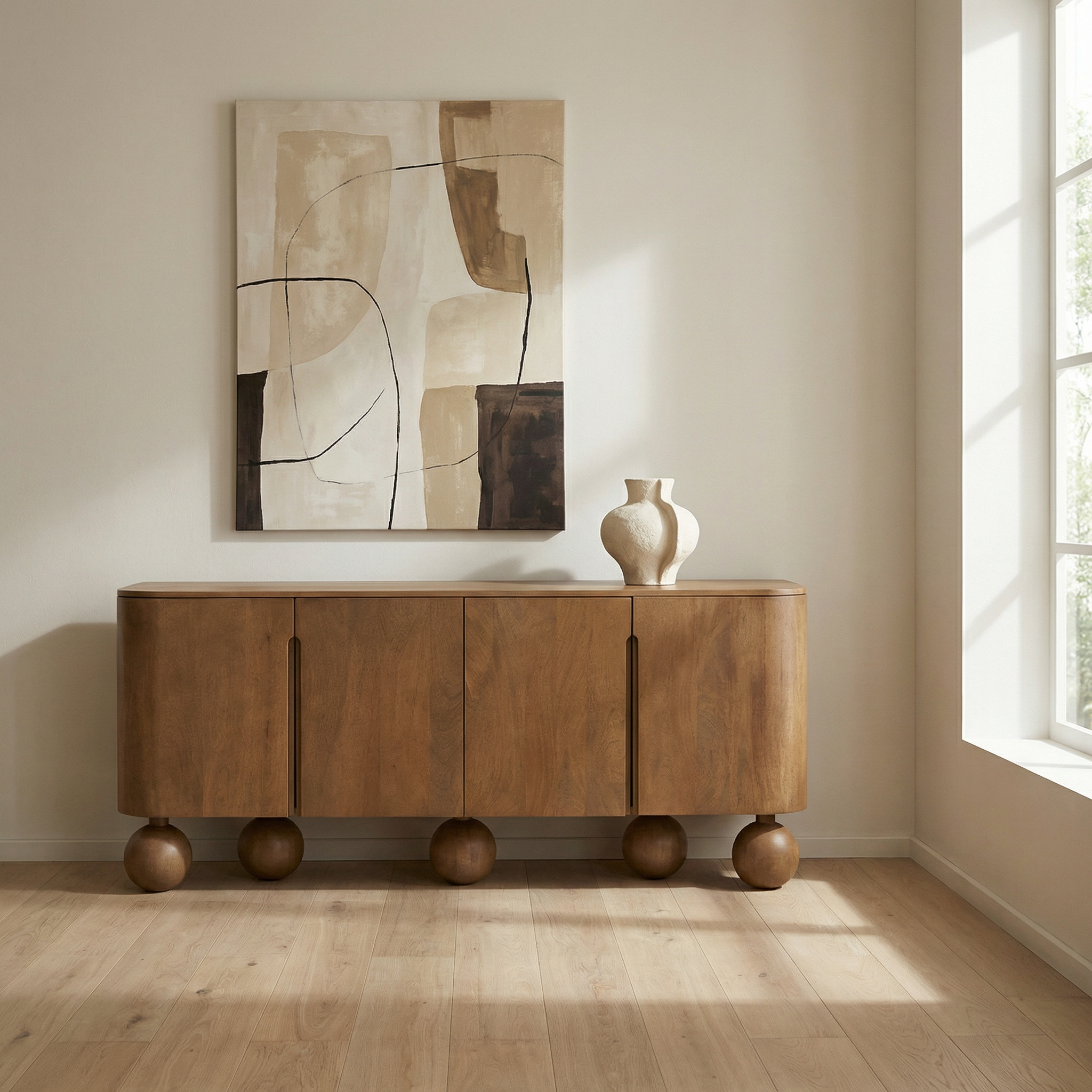 Sentient Wooden Console
