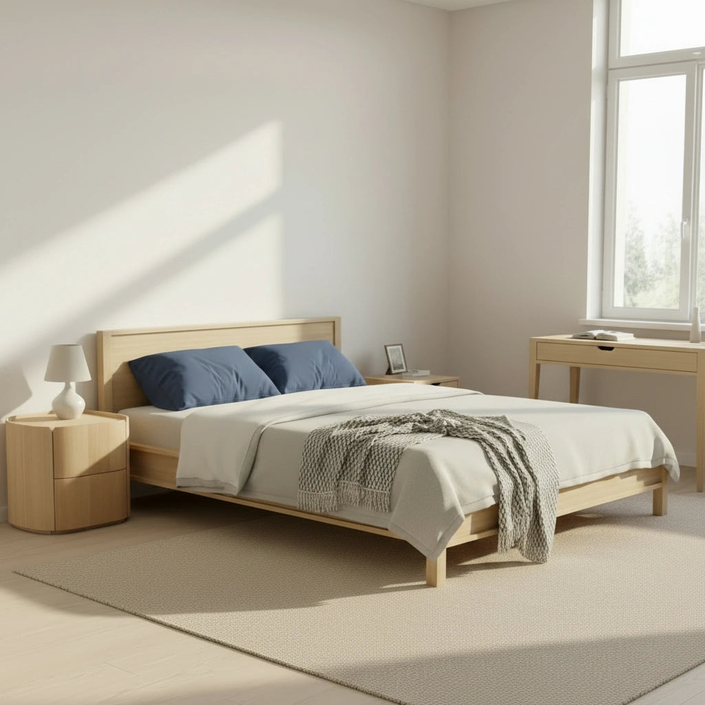 Bettgestell aus Holz „Soldre“