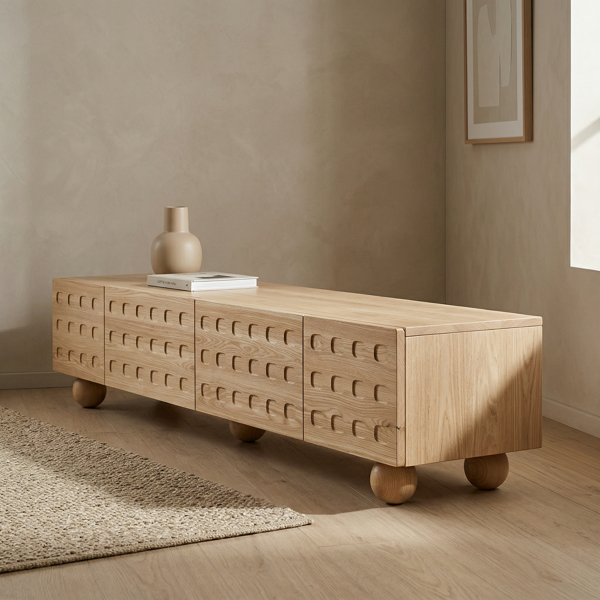 Zense Ahşap TV Ünitesi